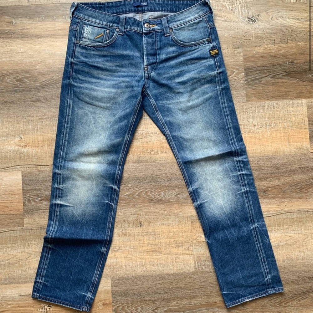 Men’s G-star Jeans Attacc Low Straight Jeans